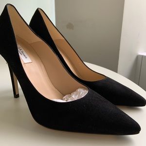 L.K. Bennett Black Suede Pumps Size 10
